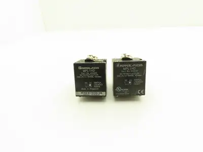 Pepperl+Fuchs MPL1HD Photoelectric Sensor Photo Head Retroreflective Lot of 2