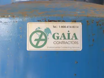 77" H x 30" Dia. Blue Pressure Tank w/ 24 VDC Level Switch