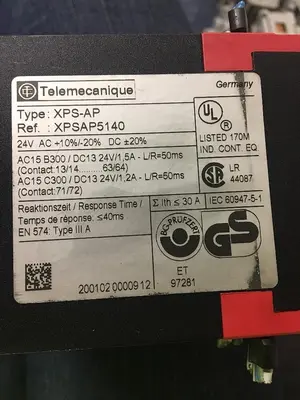 Used TELEMECANIQUE XPS-AP Relays & Switches Ohio US | Surplus Asset Holdings #1238220