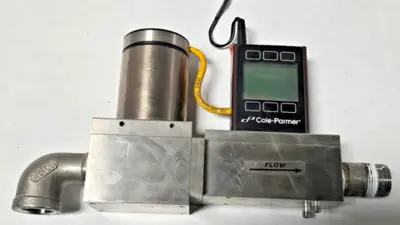 Cole Parmer Masterflex Proportional Flowmeter Controller Mass Gas 32907-81