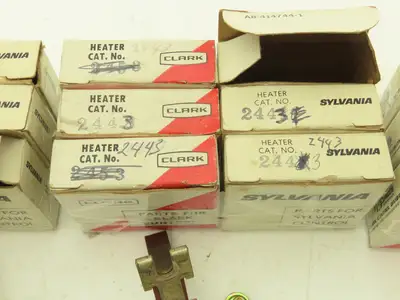 Sylvania Clark Overload Heater Element 6 Sets of 3pcs  2422 2430 2443 2444 2451