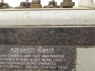 Telemotive RC-E3600 Vintage Crane Control Remote 4 Lever 2 Button 2 Switches
