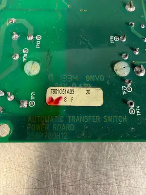 Automatic Transf Switch Board 256P780H12 Board 7801C51A03 78015103 (5.4.3)