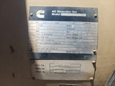 USED CUMMINS NTTA-855-G2