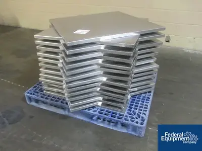 Unknown 24 Stainless Steel Perforated Trays.