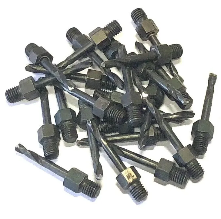 No.29 x 1-1/4" Drill Bit Threaded Shank Drill 1/4-28 High Speed Steel 25 Pack
