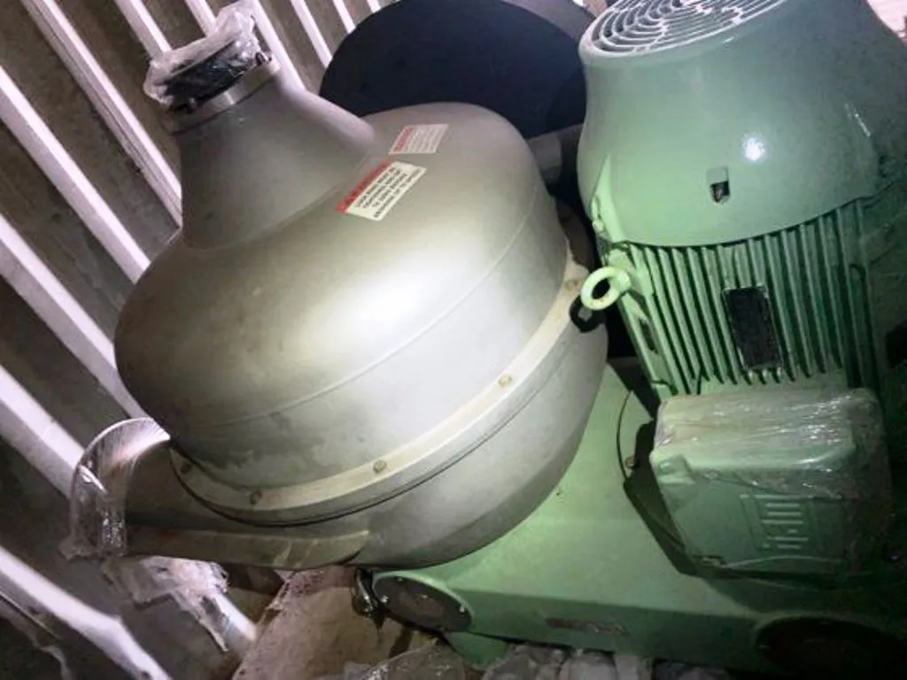 Westfalia SE 125-03-177 fish oil separator, 316SS.