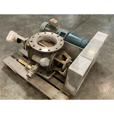 Used 10" Stainless Steel Flo-Tronics Rotary Airlock Feeder Valve