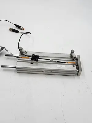 Used SMC SMC MGPL12-125Z CYL, COMPACT GUIDE, BALL BRG Pneumatic Cylinders | ND Industrial Surplus #1215860