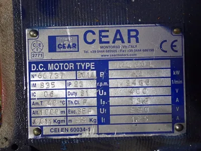 Used 2014 CEAR MGL 80 L Motors (misc) Ohio US | HGR 24 #1048012