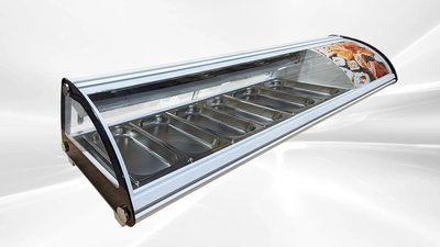 171-0309 59" Self Contained Sushi Display Cooler Case