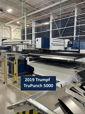 2019 TRUMPF TRUMPF TRUPUNCH 5000 LARGE FORMAT PUNCHES, TURRET, N/C & CNC | Machinery Resources International (3)