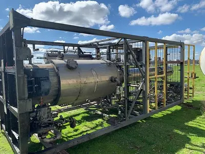 Column, 42" x 7' + 18" x 13', S/st, SRS Engineering, #S743631