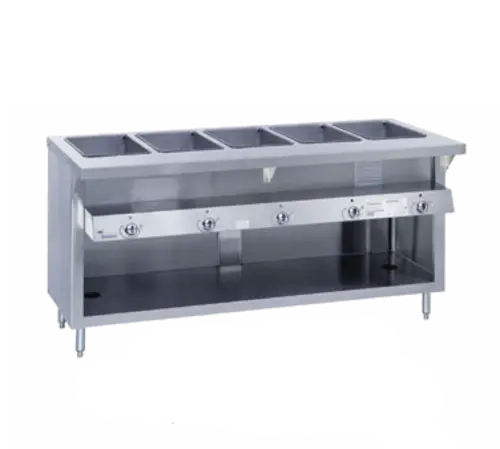 Duke G-2-DLSS 32" Hot Food Table w/ (2) Wells & Cutting Board, Natural Gas