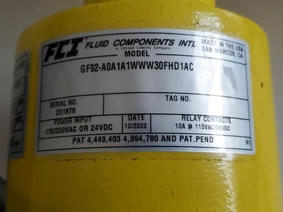 NEW FCI GF92-A0A1A1WWW30FHD1AC