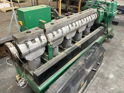 1999 DAVIS STANDARD 3" 24:1 AIR COOLED EXTRUDER Extruders, Low Boy 2.6" - 3.5""" | Mark One Machinery (4)