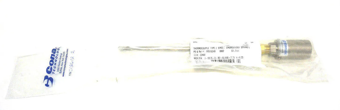 NEW CONAX C12612-2 THERMOCOUPLE TYPE J C126122