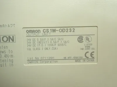 USED OMRON CS1WOD232
