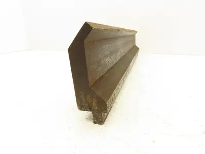 Press Brake Gooseneck Punch Die 21-9/16" Long 90° V 3/8" Finger 3-3/4" H