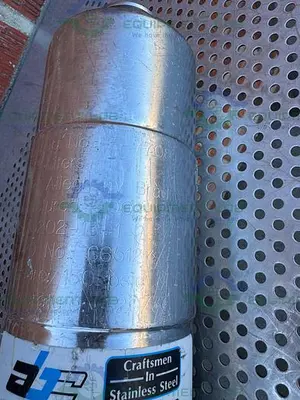 USED ALLEGHENY BRADFORD 6.2 LITER  STAINLESS STEEL FILTER HOUSING 150 PSIG