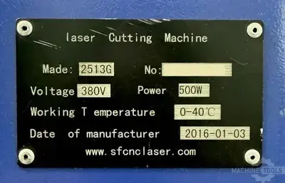 Used 2016 SENFENG SF2513G Laser Cutters Arizona US | KD Machinery #1354047