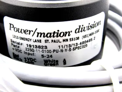 NEW ACCU-CODER 225Q-11-0100-PU-N-Y-S-SPEC325 ENCODER 225Q110100PUNYSSPEC325
