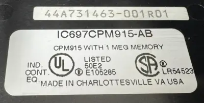 USED GE FANUC IC697CPM915