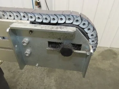 NKE CSB89A-PS-MD-222-1550-36-90W-3 Plastic Chain Conveyor 2-Row 24x66" 220V 3PH