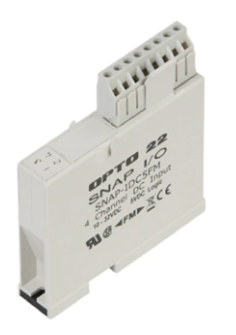 Opto 22 SNAP-IDC5FM SNAP 4-Ch 10-32 VDC Digital Discrete Input Module, FM [Refurbished]