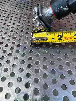 USED ITT BIO-TEK DIAPHRAGM VALVE W/ 1/2" SANITARY FITTING