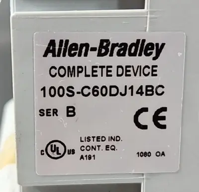 Allen-Bradley 100S-C60DJ14BC Safety Contactor loc4D6