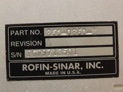 Rofin Sinar 880-0500-2 Rev 8 Motherboard Assembly Back Plane Module Chassis Rack