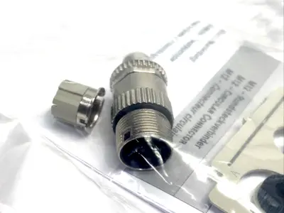 1585D-M4DC-SH | Allen Bradley  Ser. A M12 Male IDC Connector, Ethernet 4-Pin - New