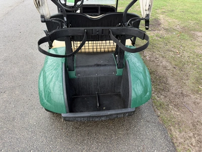 (1) 2017 E-Z-Go golf cart with a Kawasaki gas engine, model 625111G01,includes canopy, ball cover, c...