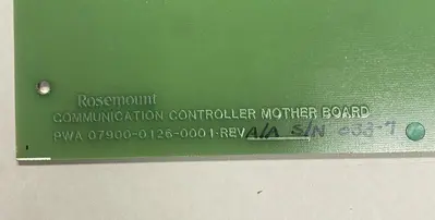 Used ROSEMOUNT 07900-0126-0001 Miscellaneous Equipment (Electrical & Power) | Surplus Asset Holdings #1203576