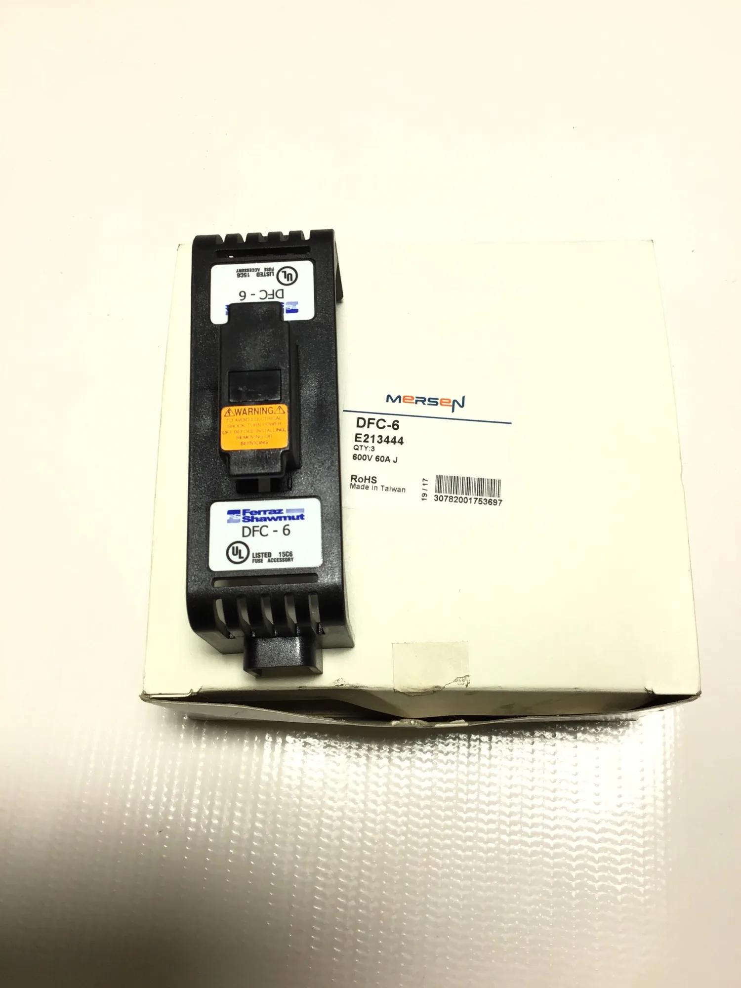 Mersen DFC-6 E213444 Fuse Block Cover