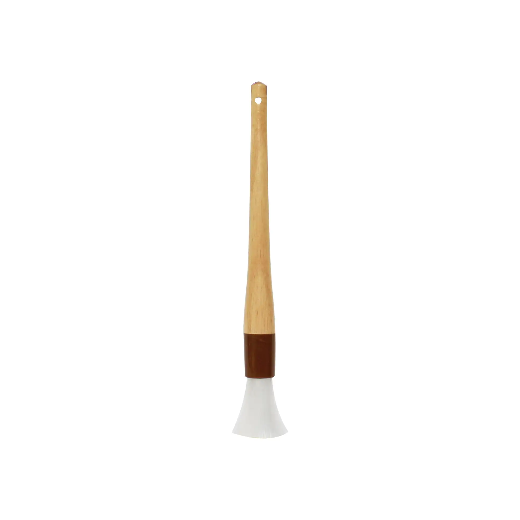 Thunder Group WDPB006N 1" Round Pastry Brush - Nylon Bristles, Brown Plastic Ferrule, Wood Handle - 12, (each)