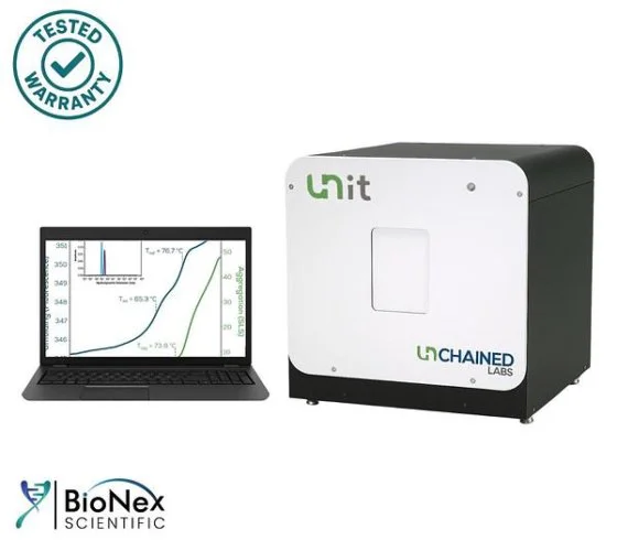 Used UNCHAINED LABS UNCLE PROTEIN STABILITY ANALYZER Thermal Analyzers New Jersey US | Bionex Scientific LLC #800396