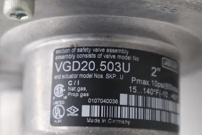 NEW Siemens VGD20.503U Gas Valve Double 2 Inches Replacement STOCK H110