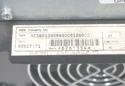 REFURBISHED ABB ACS 600 DRIVE ACS601-0009-5 ACS60100095000B120000