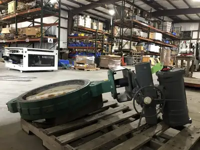 Center Line 24″ Electric / Gear Driven Wafer Butterfly ;DI w/ CF8M Disc 480V 3PH
