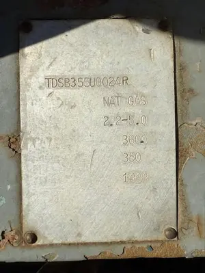 USED FRICK TDSB355U
