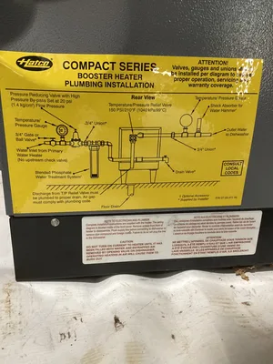 HATCO C-45 Compact Electric Booster Water Heater 45kW 240V 3PH 6 gallon -NIB