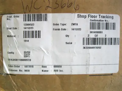 NEW ABB 1914JA001100000STD