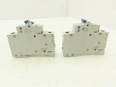 Allen Bradley 1492-D1C060 Mini Circuit Breaker 6A 1-Pole 220V 1PH Ser D Lot of 2