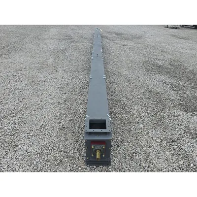 New 6" X 30 ft Miteck Carbon Steel Industrial Screw Auger Conveyor