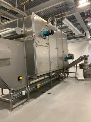 USED MITCHELL 580kg/h 1.4m Band Dryer