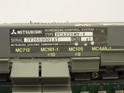 Mitsubishi FCA335MY-V PCB Slot Rack Chassis & Backplane Card Assembly MEC-M1A