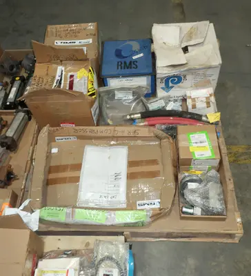 3 PALLETS OF ASSORTED VALVE AND REPLACEMENT PARTS