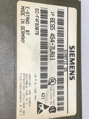 USED SIEMENS 6ES5 454-7LA11